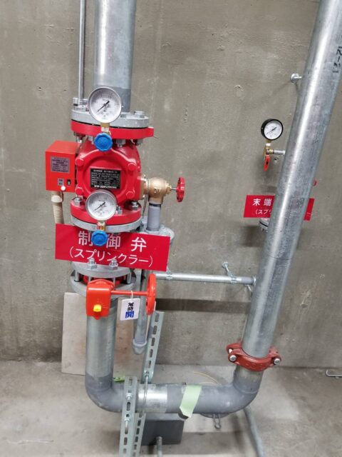 消火ポンプ施工後